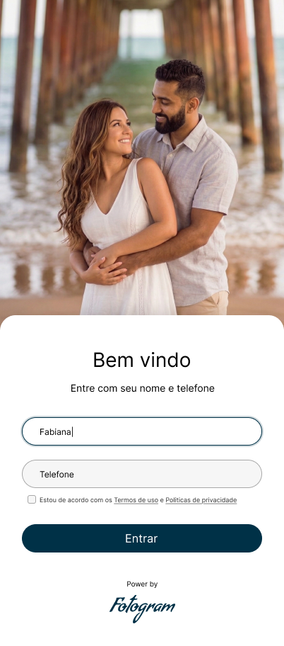 Login do convidado